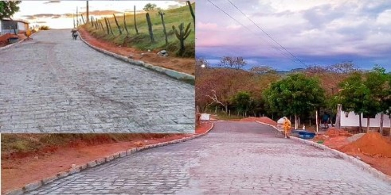 Obra de pavimentação em paralelepípedo no Distrito de Prensa é concluída
