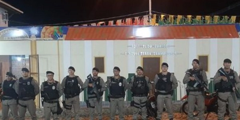 Policiais garantem segurança dos festejos juninos em toda a área do 14º Batalhão