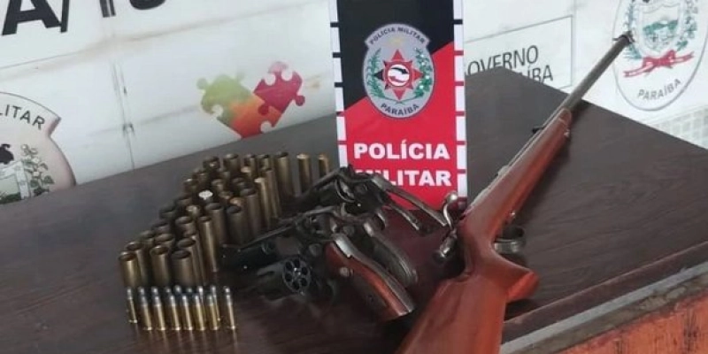 Polícia Militar desarticula oficina de armas clandestina no Sertão da Paraíba