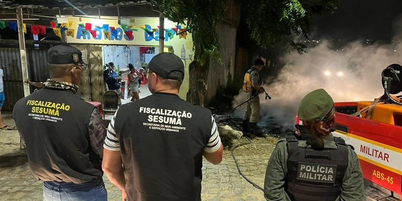 Noventa fogueiras foram apagadas durante operação no período de São João na Paraíba