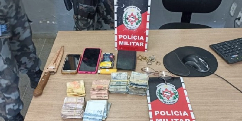  Polícia Militar frustra assalto à casa lotérica e prende acusado com 14 anos de condenação por diversos crimes