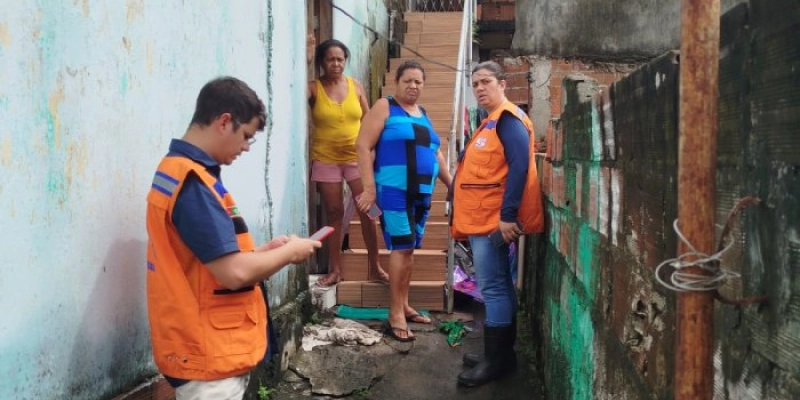 Defesa Civil atende em média 82 chamados por mês para vistoria em imóveis