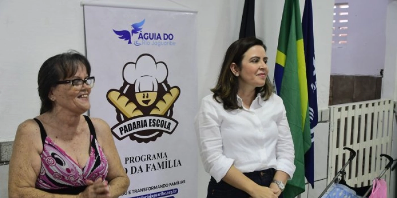 Em João Pessoa, Pollyanna Dutra participa de inauguração da Padaria Escola Sustentável