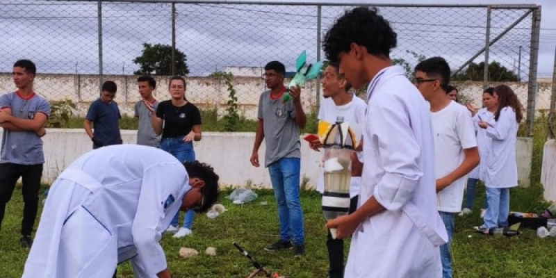 Estudantes da ECIT Cuité conquistam medalha de bronze e avançam para próximas fases da Olimpíada de Astronomia e Astronáutica e da Mostra de Foguetes