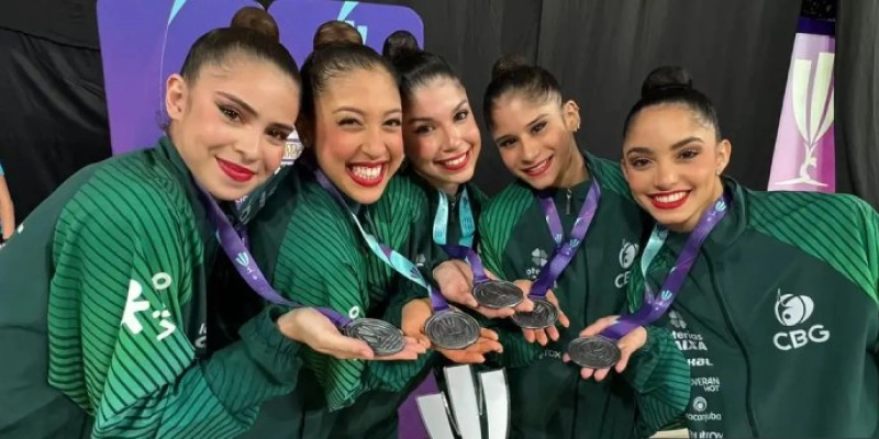 Ginástica rítmica: Brasil é prata em última competição antes de Paris