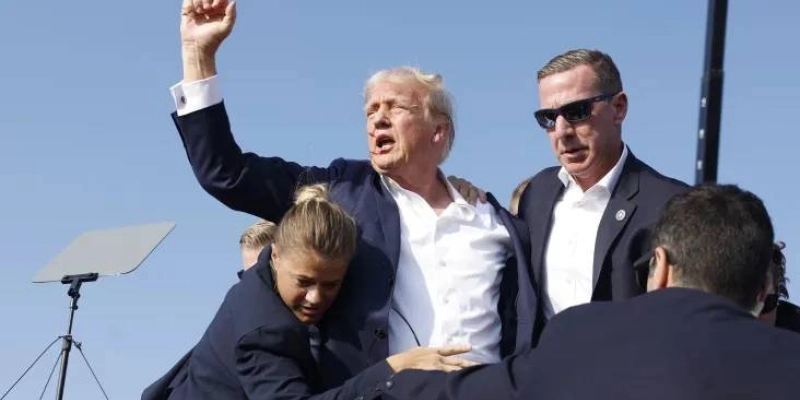 Trump rompe silêncio sobre atent@do: “Eu deveria estar morto”