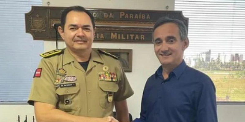 Subcomandante Geral da PMPB se reúne com presidente da FCDL e discute pautas fundamentais ao 14º BPM sediado em Sousa