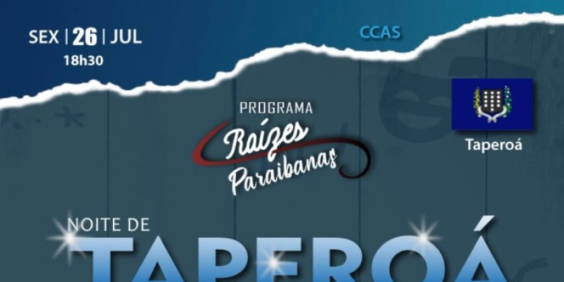  Raízes Paraibanas do TCE-PB traz para João Pessoa apresentações culturais da cidade de Taperoá nesta sexta-feira (26)