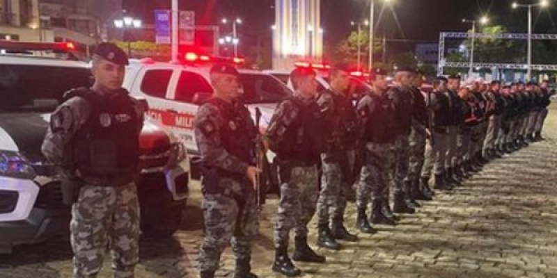 Polícia Militar garante a segurança do primeiro dia da festa de emancipação política de Pombal