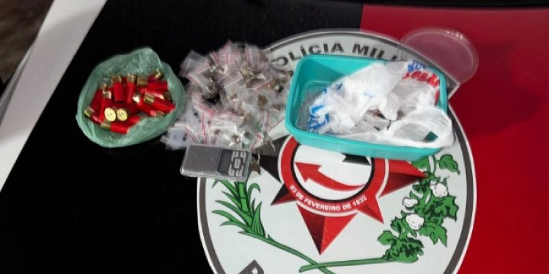  Homem acusado de tráfico é preso após ação da Polícia Militar, na Paraíba
