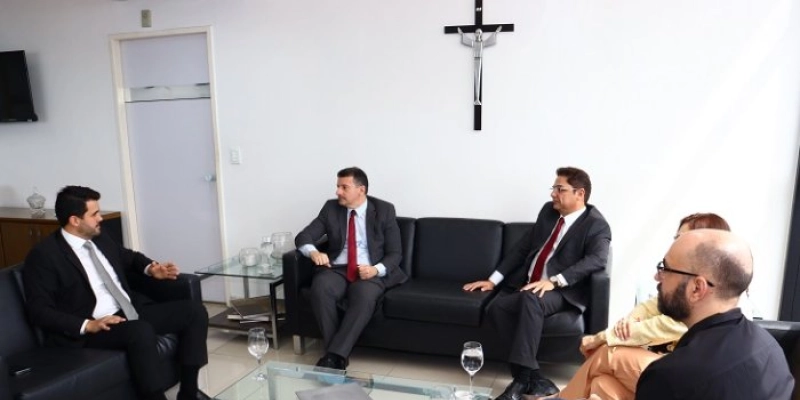 PGJ e secretário de Educação, Wilson Filho, se reúnem e estreitam diálogo institucional 