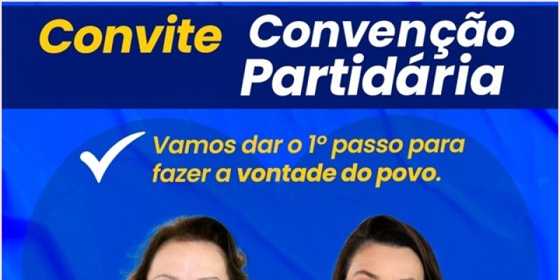 União Brasil e nove partidos realizam convenção para homologar Léa Toscano como candidata a prefeita de Guarabira