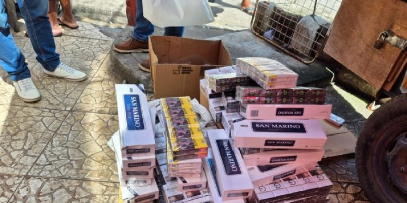 Polícia Civil apreende mais de 1.500 carteiras de cigarros contrabandeados na Paraíba