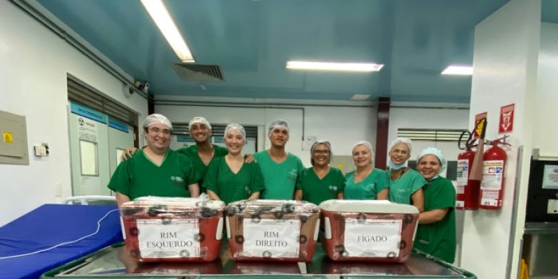 Central de Transplantes registra doação de multiórgãos e tecidos no Hospital de Trauma JP e gesto transforma a vida de cinco paraibanos