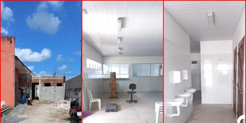 Prefeitura de JP avança com obras de reforma das cozinhas comunitárias do Gervásio Maia, Taipa e Bairro dos Novais