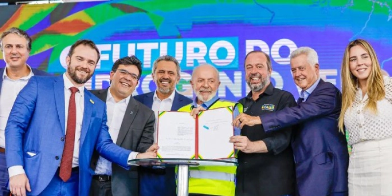 Presidente Lula sanciona marco legal do hidrogênio verde