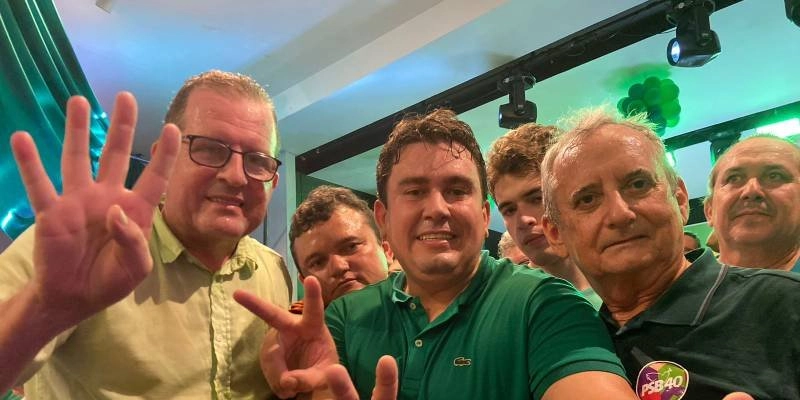 Helder Carvalho e Zé Célio são homologados como candidatos pelo PSB em Sousa
