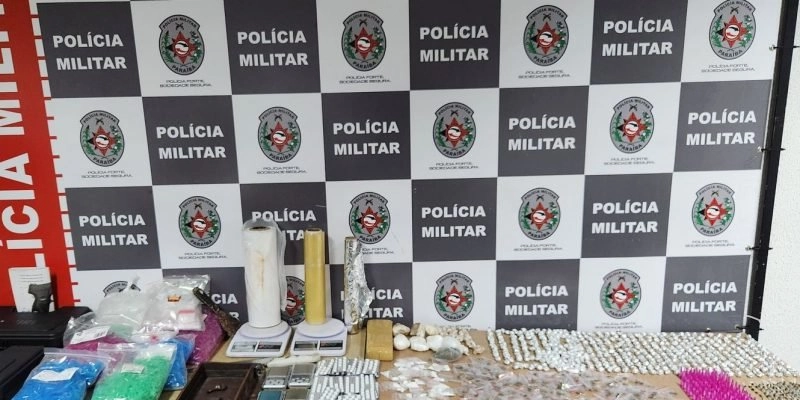 Polícia desarticula laboratório de drogas e apreende cerca de 2 mil porções de entorpecentes