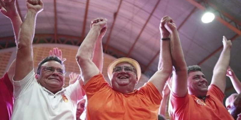 Célio da Usina apresenta Thially Aristóteles como candidato à sucessão durante convenção em Vieirópolis