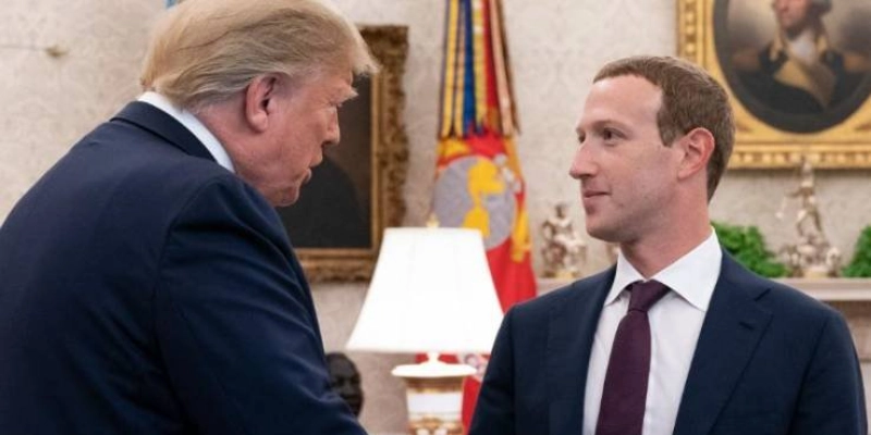 Zuckerberg liga para Trump e pede desculpas por erro do Facebook em foto viral
