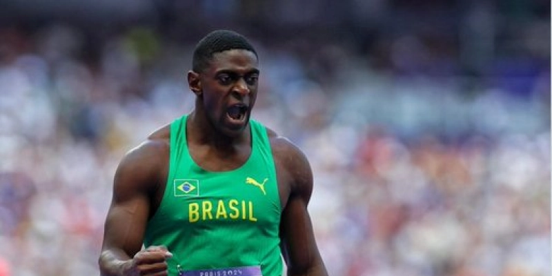 Brasil fica fora da final do revezamento 4x100m no atletismo em Paris