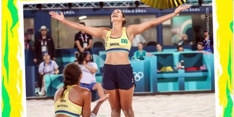 Duda e Ana Patrícia derrotam canadenses e são ouro no vôlei de praia