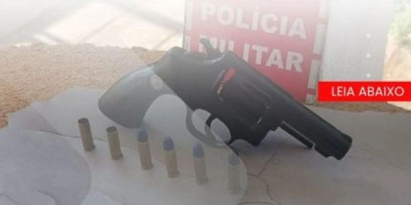 Polícia Militar apreende arma de fogo e munições no Sertão paraibano