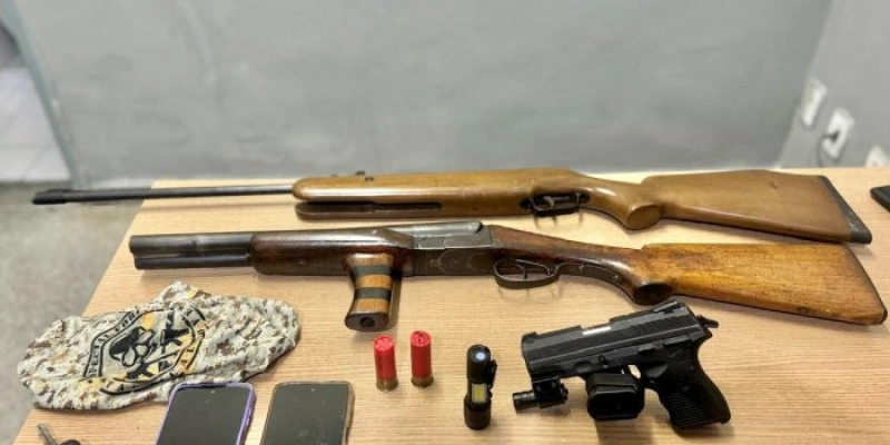 NA PB - Polícia Militar recaptura dois foragidos de presídio e apreende armas de fogo