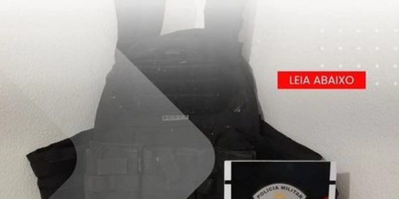 Polícia Militar apreende colete balístico na cidade de Malta