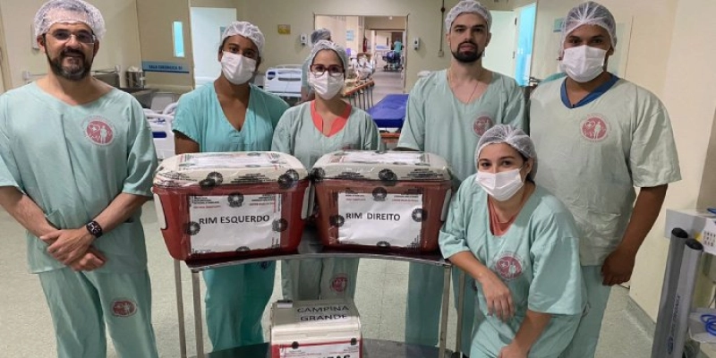 Central de Transplantes registra doação de rins e córneas no Trauma de Campina Grande