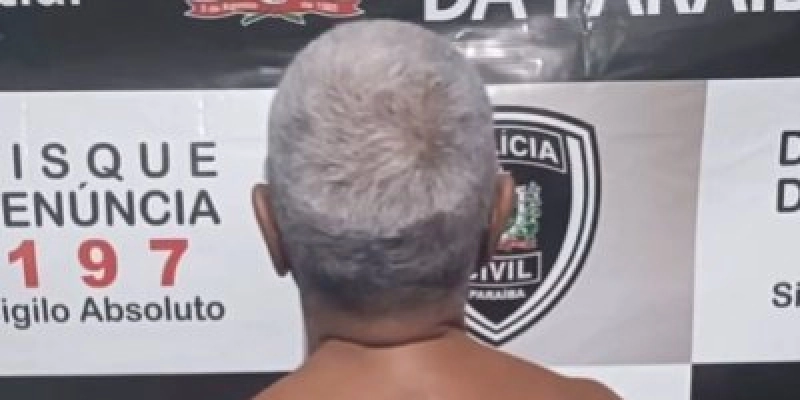 Idoso é preso suspeito de abusar sexualmente de menor com transtorno mentais, na Paraíba