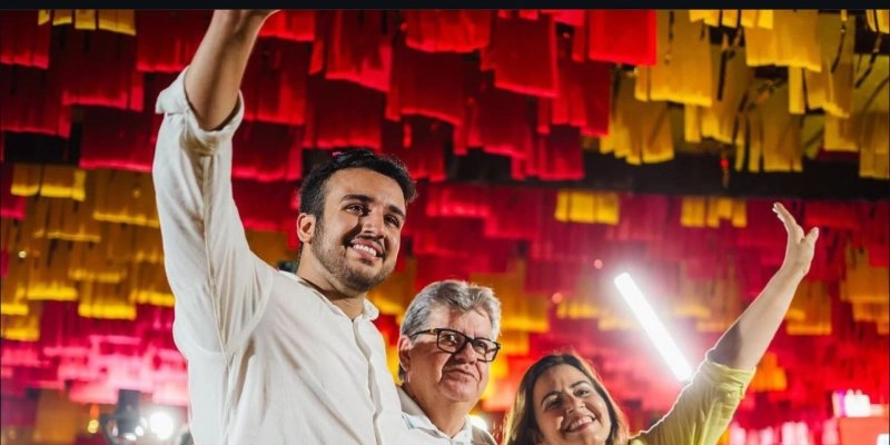 Tabata Amaral grava vídeo de apoio a Pedro Feitosa, candidato a prefeito de Pombal