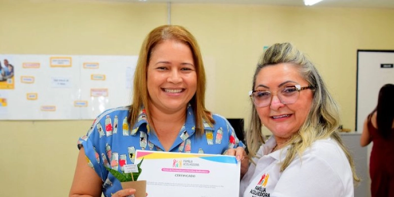Curso de formação habilita novas famílias para o acolhimento de crianças e adolescentes