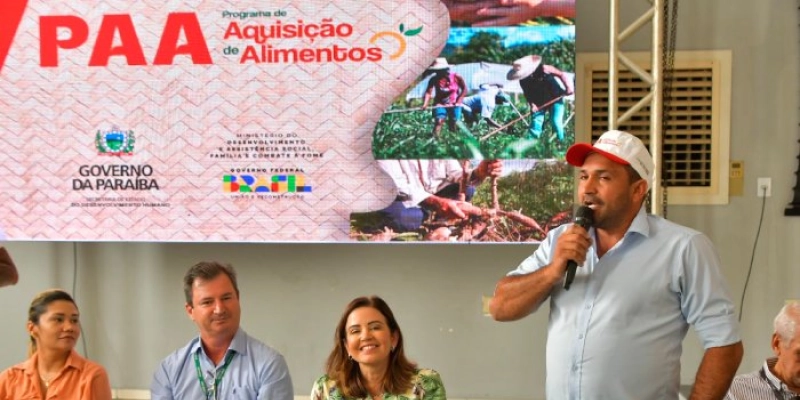 SEDH lança edital do PAA estadual em São João do Rio do Peixe e beneficia agricultores familiares