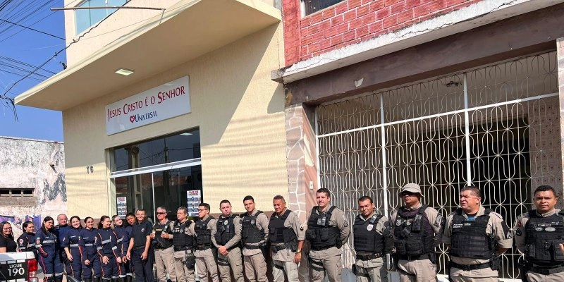 Igreja Universal de Sousa homenageia Militares do 14º Batalhão no Dia do Soldado