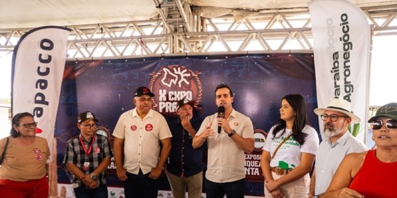 Vice-governador Lucas Ribeiro visita 10ª ExpoPrata e destaca investimentos para fortalecer caprinocultura no Cariri paraibano