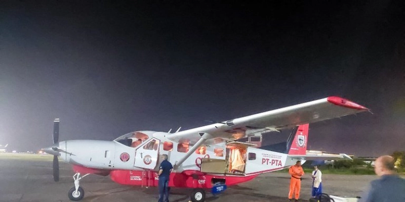 Transporte aeromédico agiliza atendimento de paciente Francisquense, com bloqueio atrioventricular no Hospital Metropolitano 