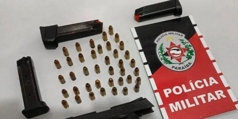 RESPOSTA RÁPIDA: Após ameaça, Polícia Militar apreende arma de fogo, munições e prende suspeito, no Sertão