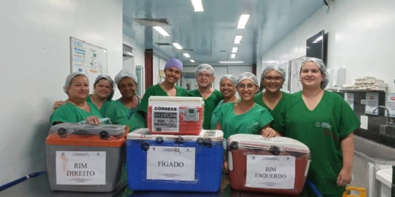 Central Estadual de Transplantes registra 36ª doação de múltiplos órgãos do ano
