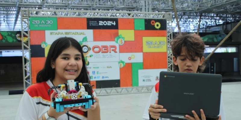 Escolas da Rede Municipal de João Pessoa participam da etapa estadual da Olimpíada Brasileira de Robótica