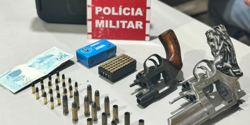Polícia apreende 23 armas de fogo nas ações do fim de semana