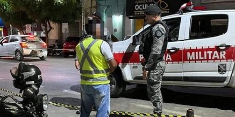 14º BPM realiza Operação no entorno da Praça da Matriz durante evento da Padroeira