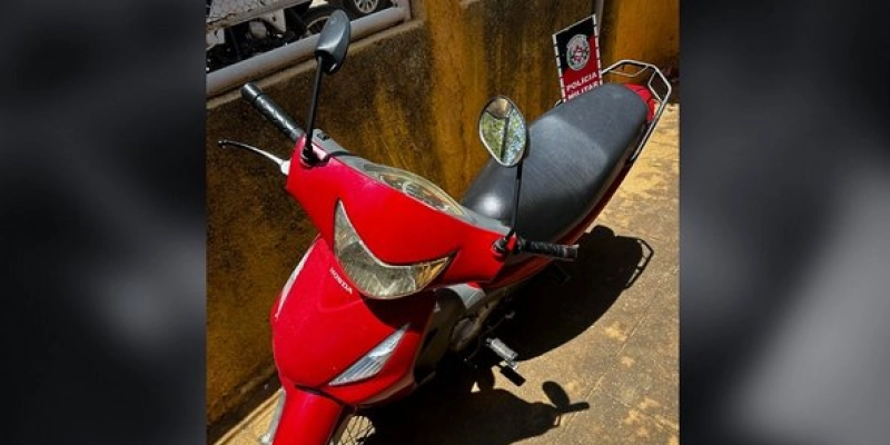 Polícia Militar apreende motocicleta adulterada na cidade de São Bento