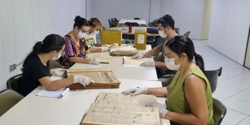 Pesquisadores da FCJA coletam informações sobre a Revolução de 1930 no Arquivo Público da Paraíba