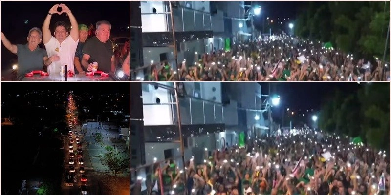 Carreata histórica e comício marcam campanha de Helder Carvalho e Dr. Zé Célio em Sousa