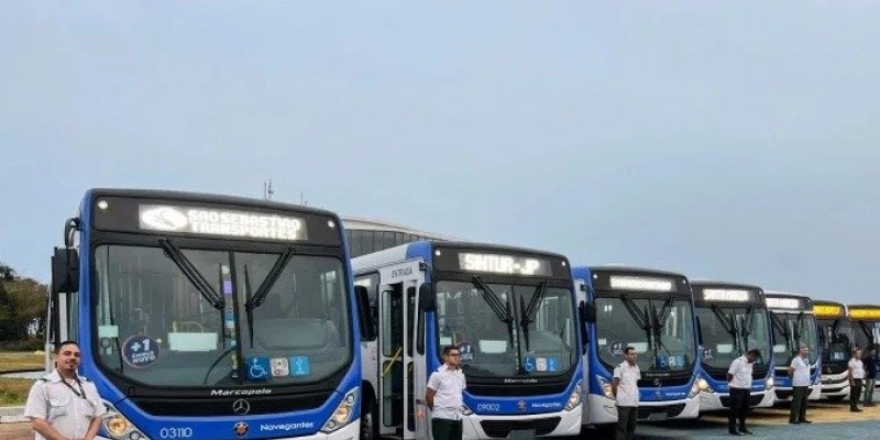 Prefeitura e Sintur entregam mais 12 ônibus novos para melhorar a qualidade do transporte público coletivo de João Pessoa