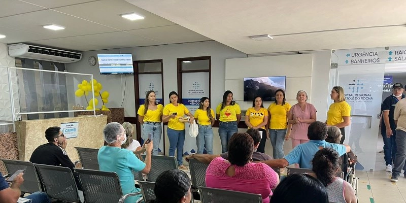 Hospital de Catolé do Rocha celebra o Setembro Amarelo em conversas com pacientes e funcionários sobre valorização da vida