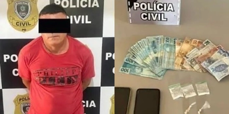 GTE prende foragido da Justiça pelo crime de tráfico de drogas