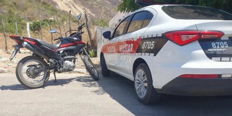 Polícia recupera moto clonada em Brejo do Cruz