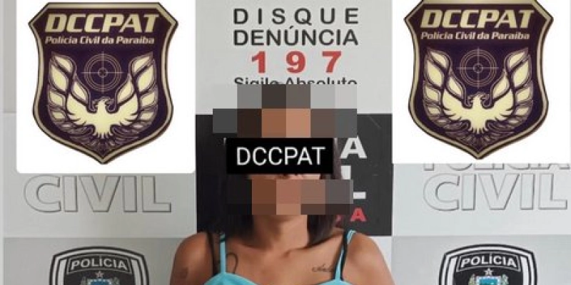 Mulher é presa em cumprimento de mandado de prisão na Paraíba
